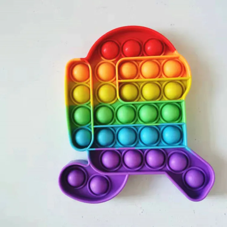 Hot Push Bubble Fidget Toys Adult Stress Relief Sensory Toy Antistress Soft Squishy Anti-Stress Gift Anti Stress Box Game