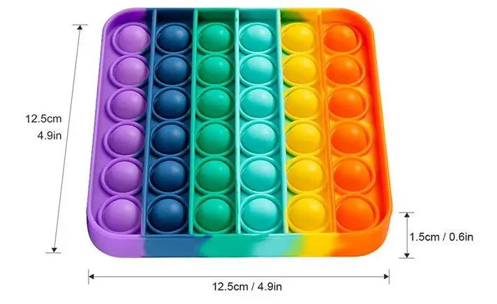 Hot Push Bubble Fidget Toys Adult Stress Relief Sensory Toy Antistress Soft Squishy Anti-Stress Gift Anti Stress Box Game